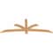 Ekena Millwork Davenport Timber Gable Bracket, Western Red Cedar, 72"W x 27"H x 1 1/2"D x 3 1/2"F, 9/12 Pitch GBW072X27X0204DAV00SWR - alternate 5
